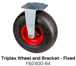 Aerosweep FOD*BOSS Triplex Wheel With Bracket - Fixed